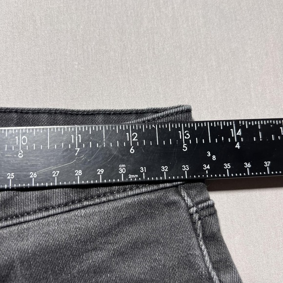 L'AGENCE Margot High Rise Skinny Jeans Womens 26 Dark Graphite Stretch Made USA - Picture 11 of 16